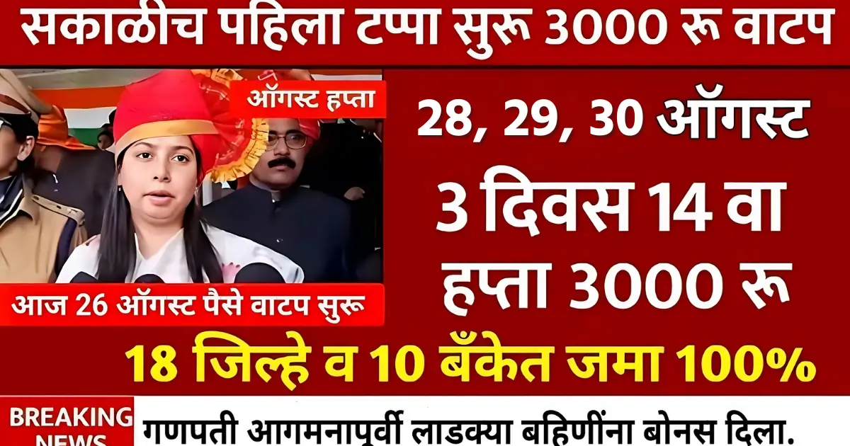 ladki bahin yojana 14th installment date maharashtra