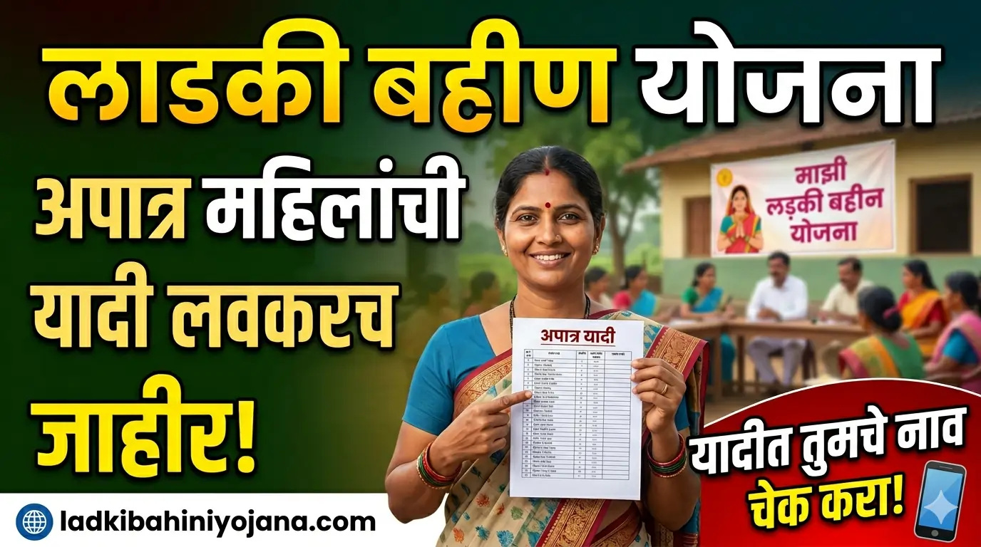 Ladki Bahin Yojana : लाडक्या बहिणींनो अपात्र महिलांची यादी लवकरच होणार जाहीर यादीमध्ये आपले नाव चेक करा. 2 1775643717529